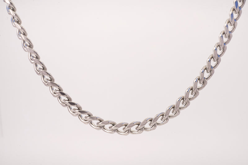 Silver Cuban Link Bracelet
